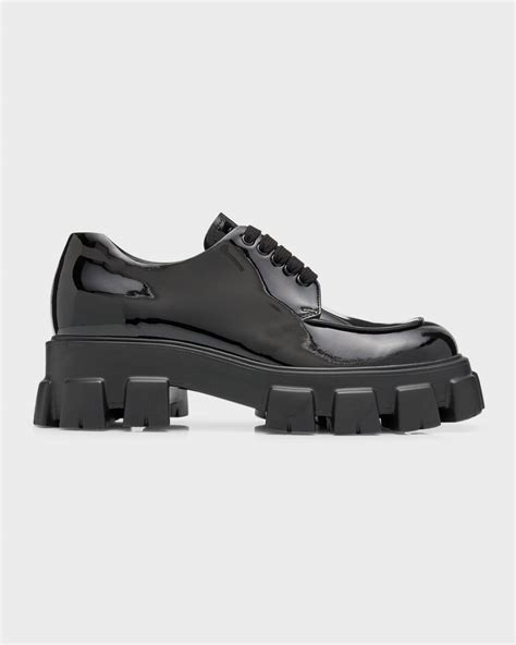 prada monolith derby shoes